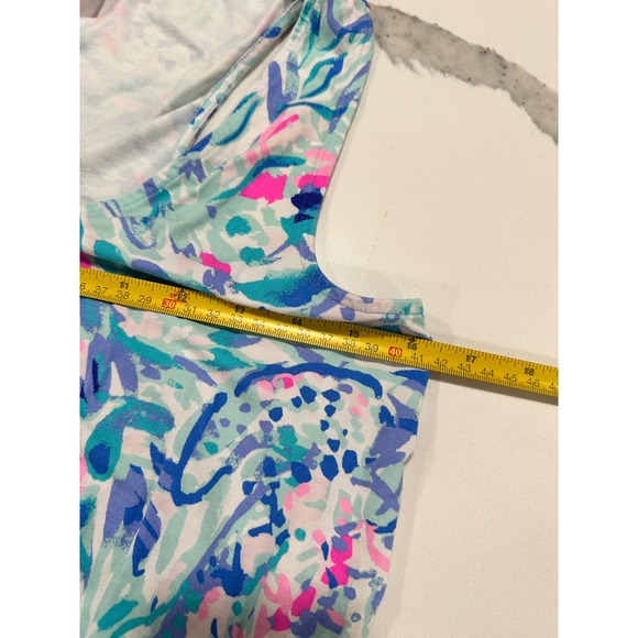Lilly Pulitzer Womens Printed Sleeveless V Neck Jogger Jumpsuit Size S - Picture 6 of 7